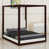 Espresso Frame+White Fabric