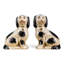 Staffordshire Style Black Dog Figurines Pair