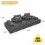 Sofa Couch For Living Room, Modern Loveseat With Extra Deep Seats And Comfy Armrests, Easy Assembly For Apartments
