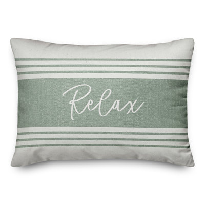 Relax Linen 20 Outdoor Throw Pillow