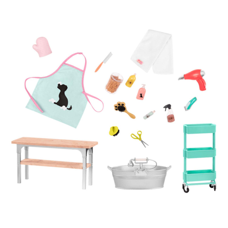 Sighwarth Pet Animal Grooming Doll Accessories Set