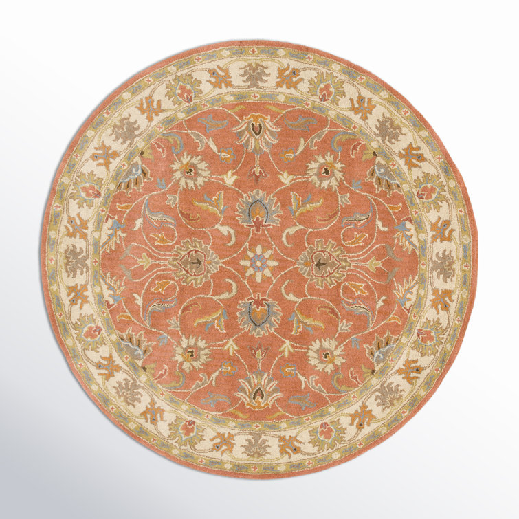 Arden Handmade Wool Orange Rug