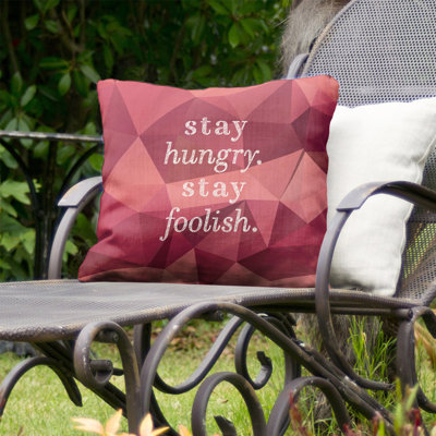 Outdoor Reversible Throw Pillow