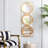 3 Mirror Piece Wall Mirror In Gold Rectangular Frame