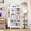 Modern style metal Circular arc top 2 doors cabinet-117541518