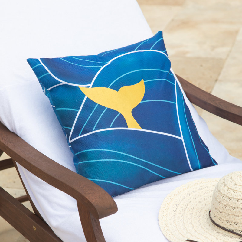 Housse de coussin d'extérieur Mermaid Waves