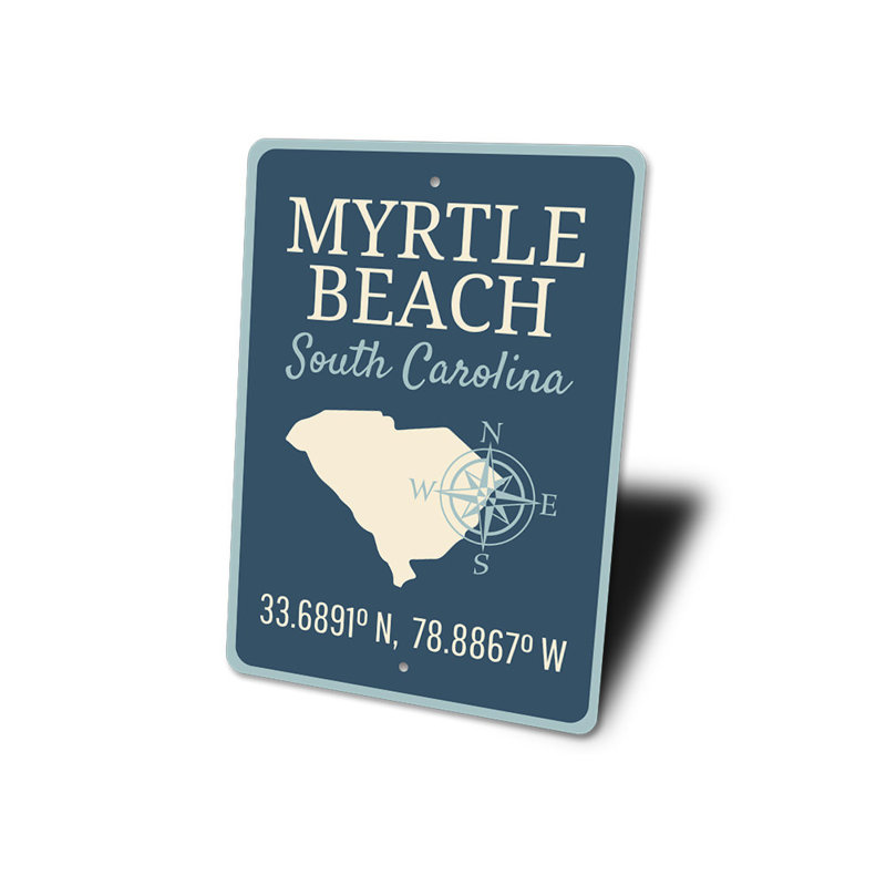 Panneau en aluminium Myrtle Beach, H 18 po x l 12 po x P 0,06 po