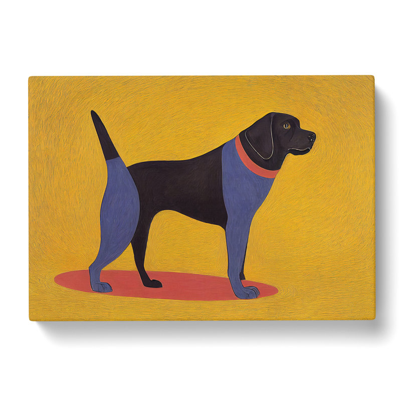 Dog Abstract Art Vol.3 - Wrapped Canvas Print, 35cm H x 50cm W x 3cm D