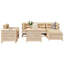 7 Piece Garden Sofa Set Solid Wood Douglas Fir-286088076