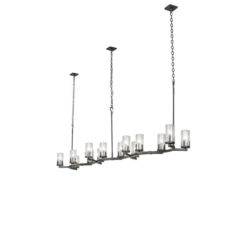 Lustre long 14 lumières 118 "118" Cero