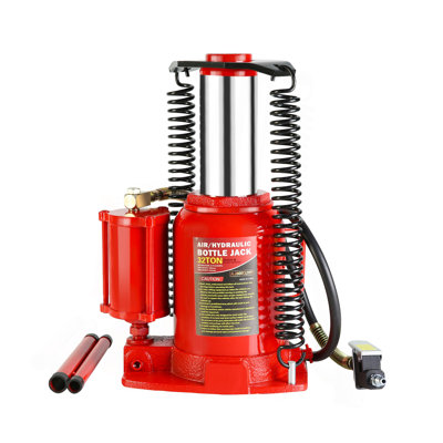 32-Ton Hydraulic Bottle Jack Air-Operated Bottle Jack Lift Portable Low Profile Manual Jack Air Jack With Handle