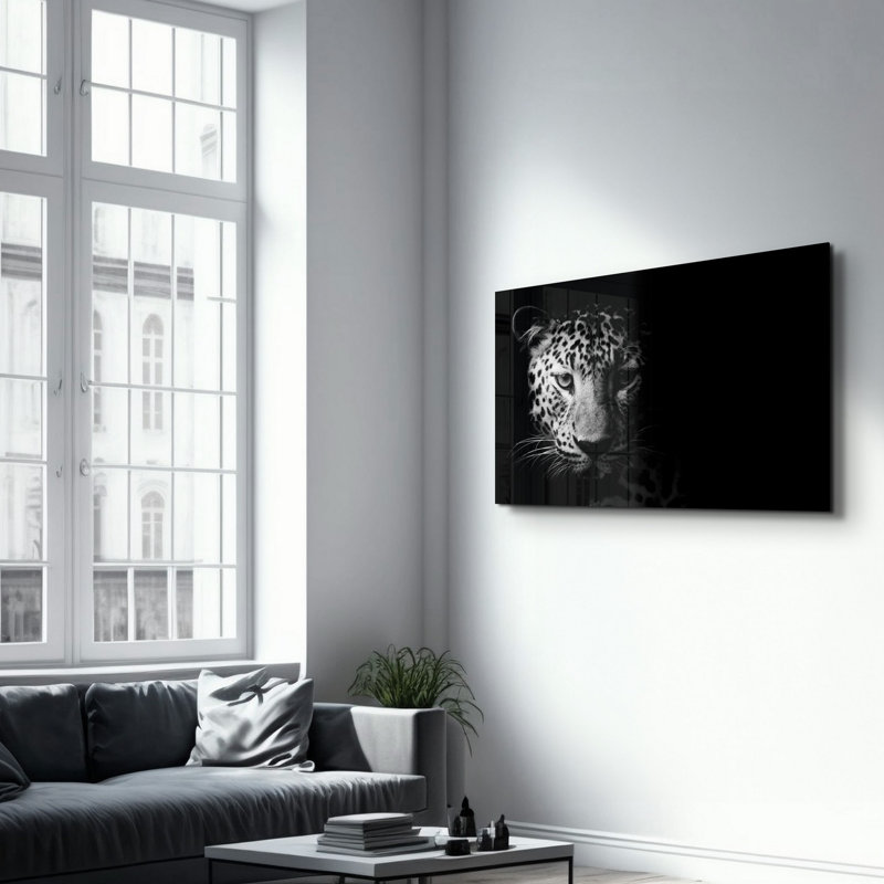 Peinture décorative en verre trempé