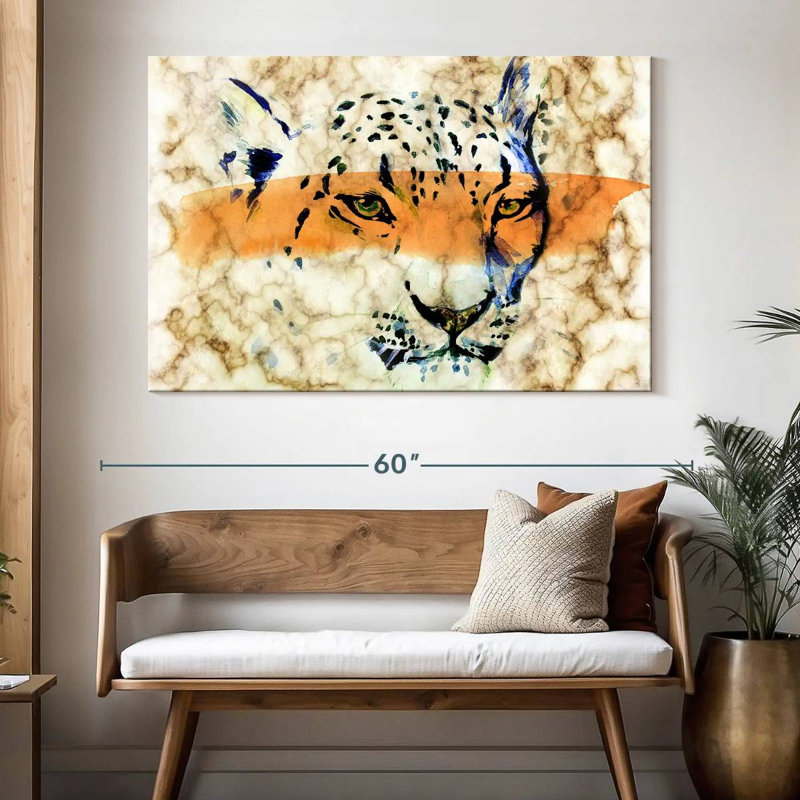 Brampt Leopard Magic, 34" H x 51" W
