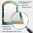 Graphic Retro Compositions II - Geometric Arch Large Mirror, Modern Asymmetrical Unique Wall Mirror Decor, Printed Metal Art-1583807820