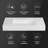 FRALIMK 18.7'' Solid Surface Rectangular Bathroom Sink-100259658