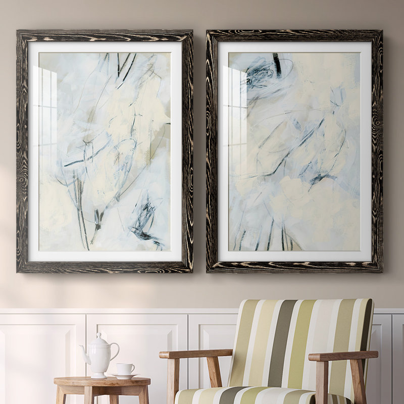 «Liminal Space I», reproduction encadrée de qualité supérieure - prête à être accrochée, H 31,5 po x l 88 po x P 1,5 po, Noir