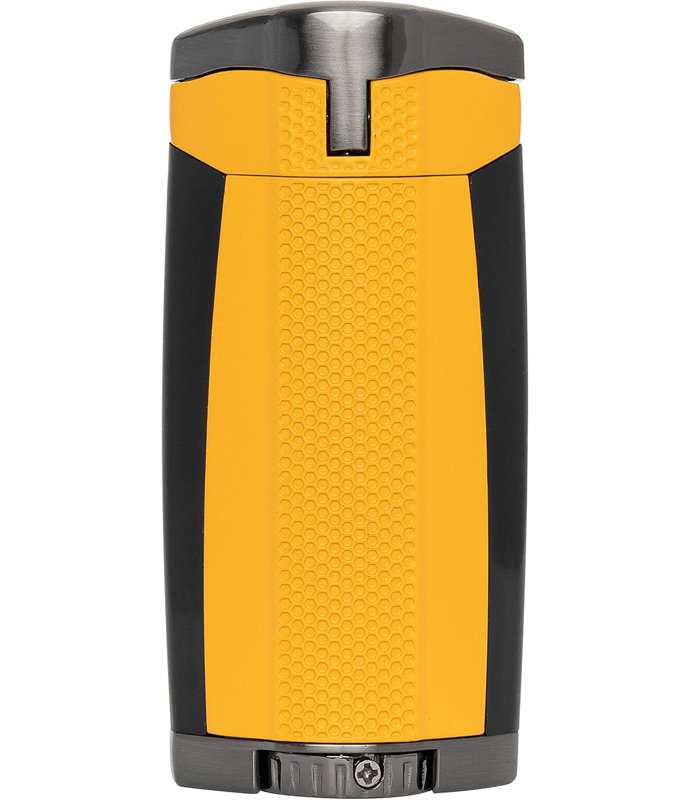 Xikar HP3 Inline Triple Flame Cigar Lighter, Yellow