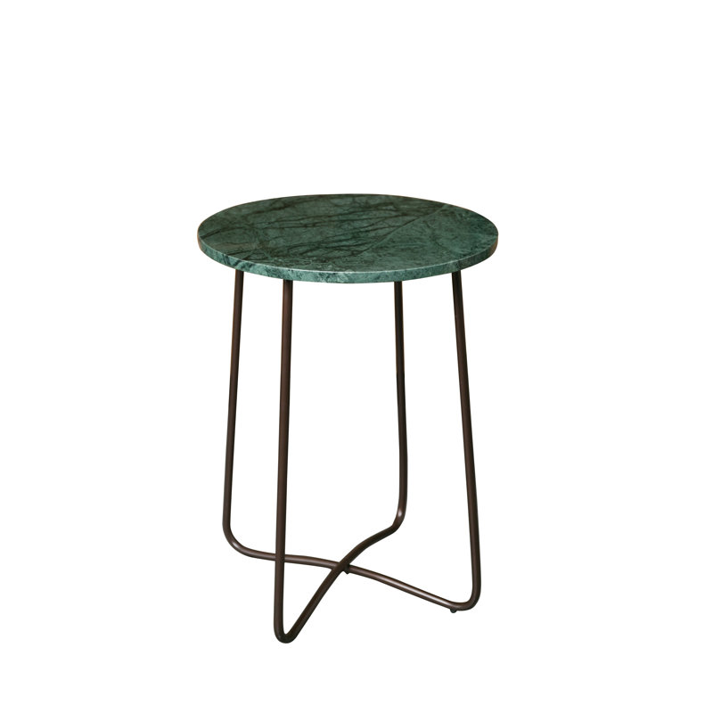 Emerald Marble Top End Table