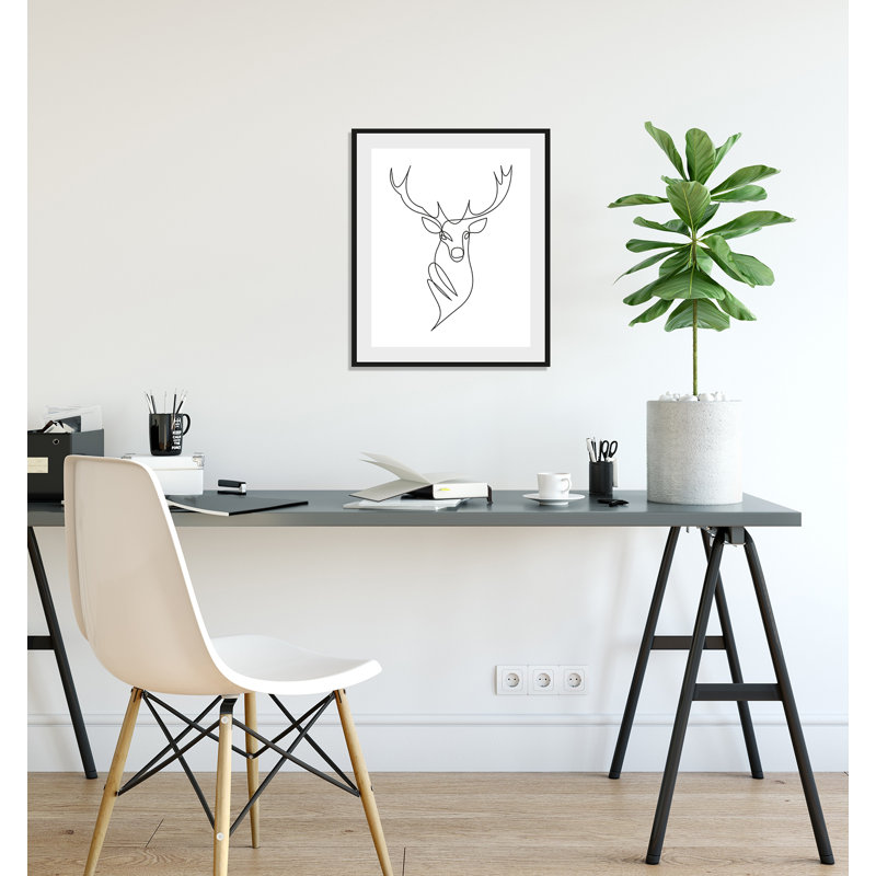 Deer - Single Picture Frame Print