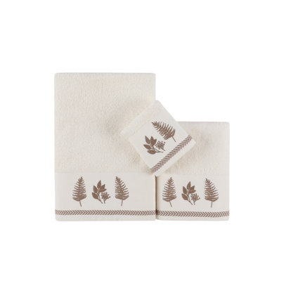 Ensemble de serviettes 100% coton 3 pièces Benzel