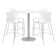 36" L Square Breakroom Table and Chair Set