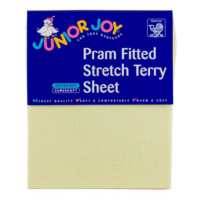 Granger 80% Cotton And 20% Nylon - Piece Oval Cot Fitted Sheet, Lemon