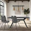 Chaise d'appoint rembourrée en métal Preston (ensemble de 2)-1637125649