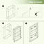 Armoire de niche de douche encastrée en bois l 17,5 po x P 4 po x H 26,4 po-1560701663