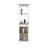 St. Clair Linen Cabinet, Two Interior  Shelves, Two Open Shelves, Single Door-908110751
