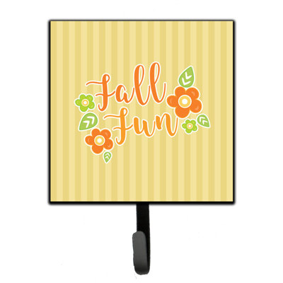 Organisateur de clés murales avec crochets clés automne fun stripes Margaid