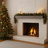 72'' Fireplace Mantel Shelf – Solid Fir Wood Wall-mounted Floating Shelf, 90lbs Load Capacity, Water-based Coating, 20-min Easy Assembly For Home Decor-435444683