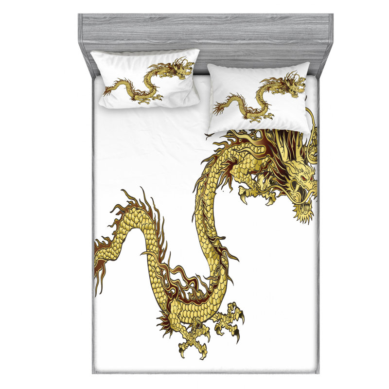 Microfiber Sheet Set, Queen Sheet Set with Fitted Sheet