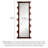 Medieval-Style Wooden Carving Board Frame Irregularly Shaped Full-Length Mirror-117890504