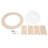 Dredyn Clear Acrylic Capsule Cat Bed with Wooden Base