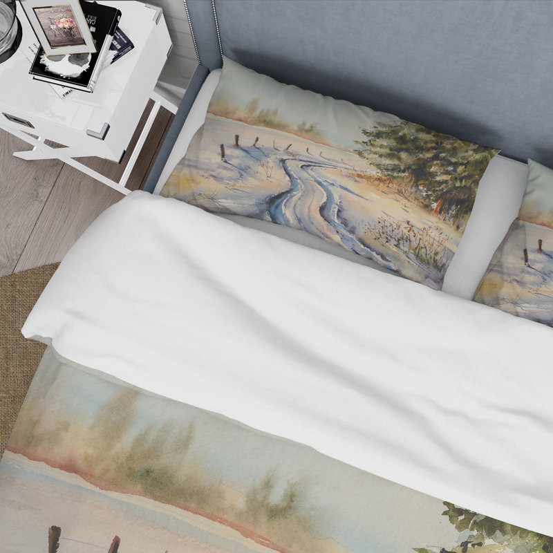 Ensemble de housse de couette en polyester traditionnel, Housse de couette pour très grand lit et 2 très