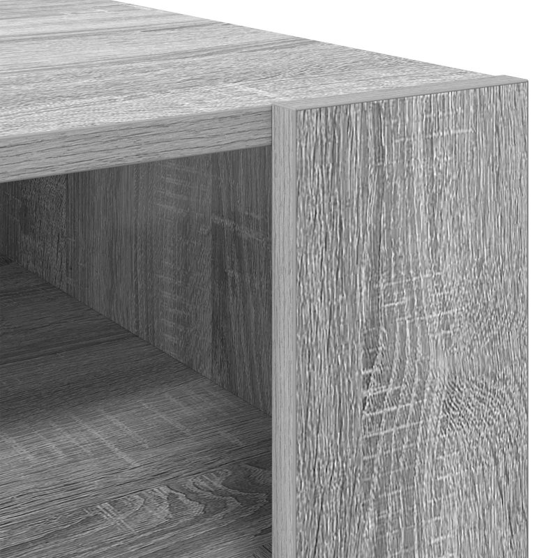 Coffee Table with Storage, 45cm. H x 92cm. L x 53cm. W, Grey Sonoma
