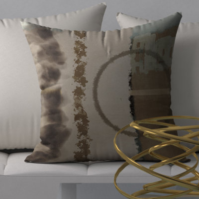 Housse de coussin carrée exotique/insert