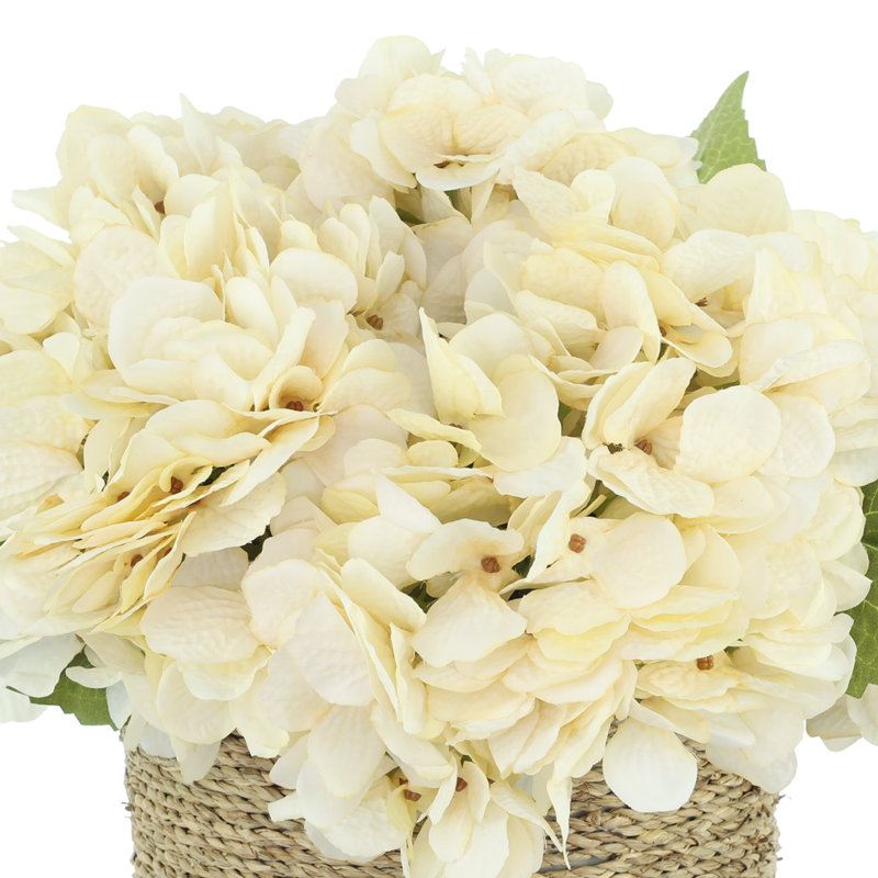 Fall Hydrangea Floral Arrangement, Cream