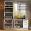 Ensemble de rangement de cuisine 2 pièces Hokku Designs Hazel avec garde-manger 3 portes et armoire de base à 3 tiroirs