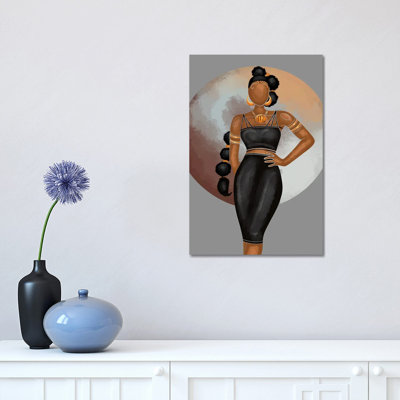 Scorpio by Colored Afros Art - Wrapped Canvas Gallery-Wrapped Canvas Giclée