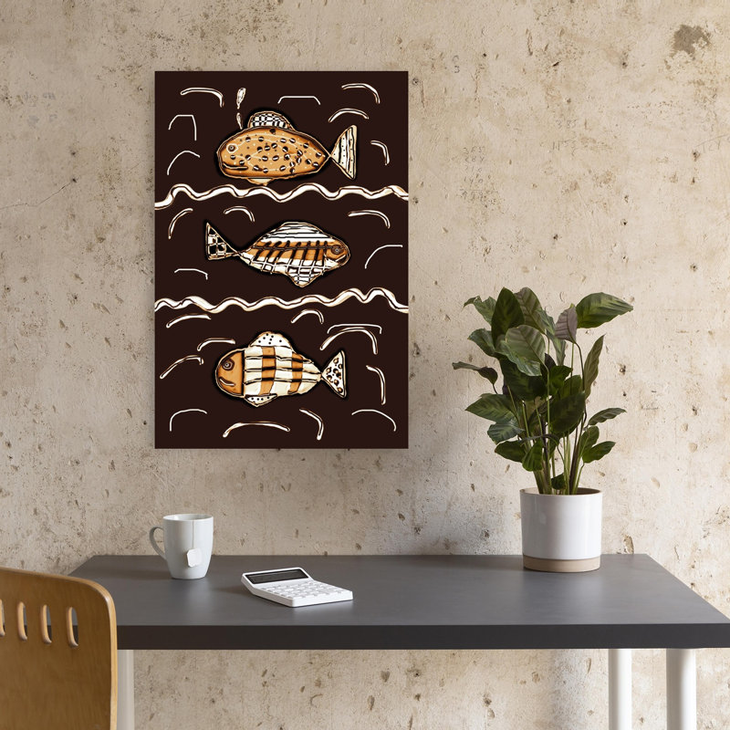 «Ocean Fish», reproduction d'art mural, 18" H x 12" W
