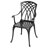 5-Piece Patio Cast Aluminum Dining Set with Umbrella Hole