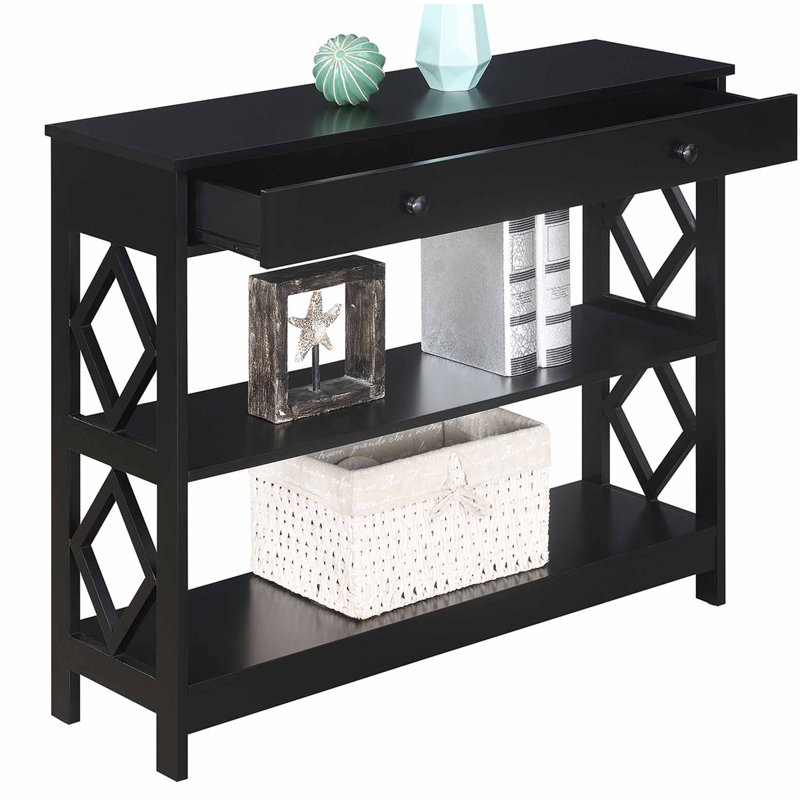 Console Dimson, Noir, noir, noir, noir, H 31,75 po x l 40 po x P 12 po