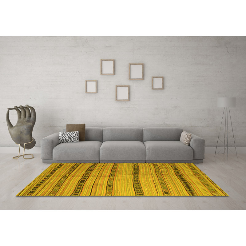 Latorrance Washable Southwestern Indoor Rug, Square 7'