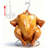 Chicken Fryer Stand Set with Lifter Hook Vertical Skewer