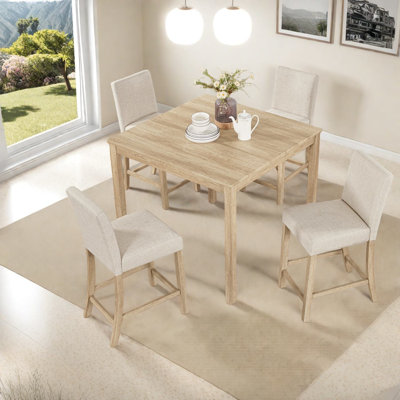 Ensembles de table de salle à manger compacts (doivent inclure la table et la chaise), bois moderne