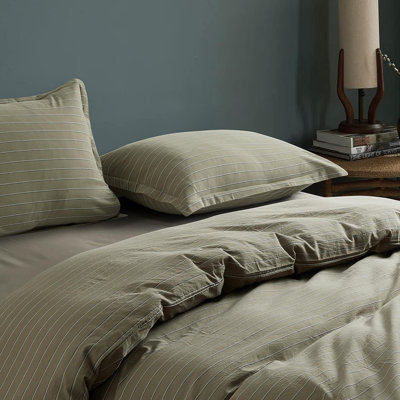 Dione Cotton Percale Duvet Cover Set