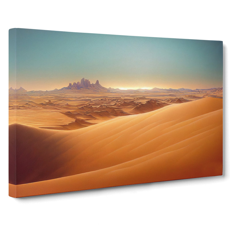 The Gorgeous Desert - Wrapped Canvas, 50cm H x 76cm W x 3cm D