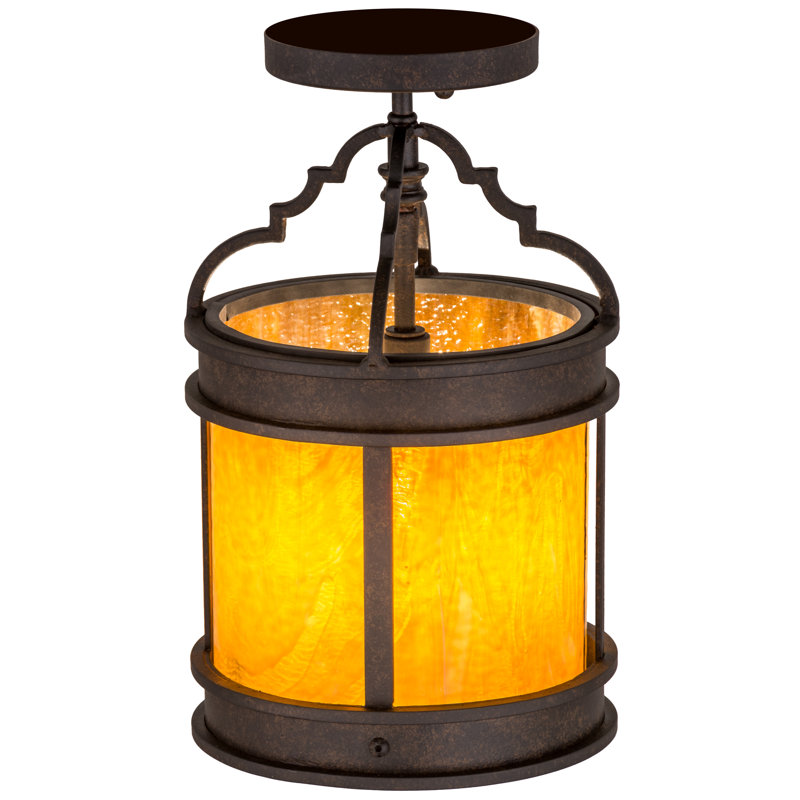 Plafonnier semi-encastré 8 po 1 lumières unique