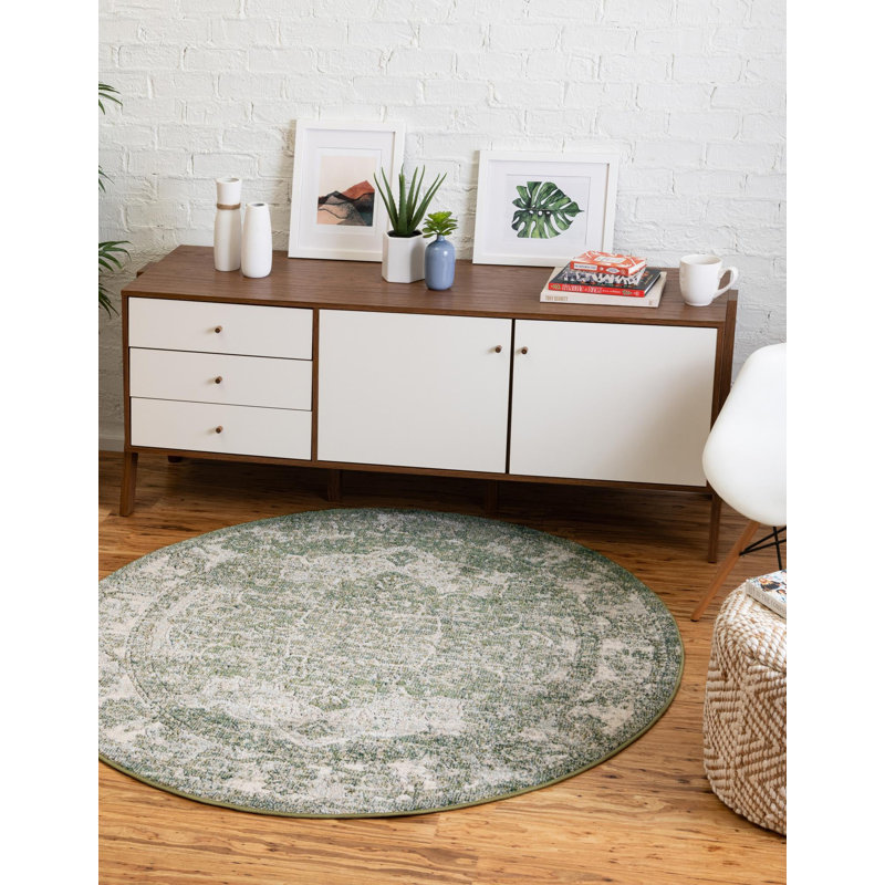 Alresford Oriental Indoor Rug, Round 6'1"